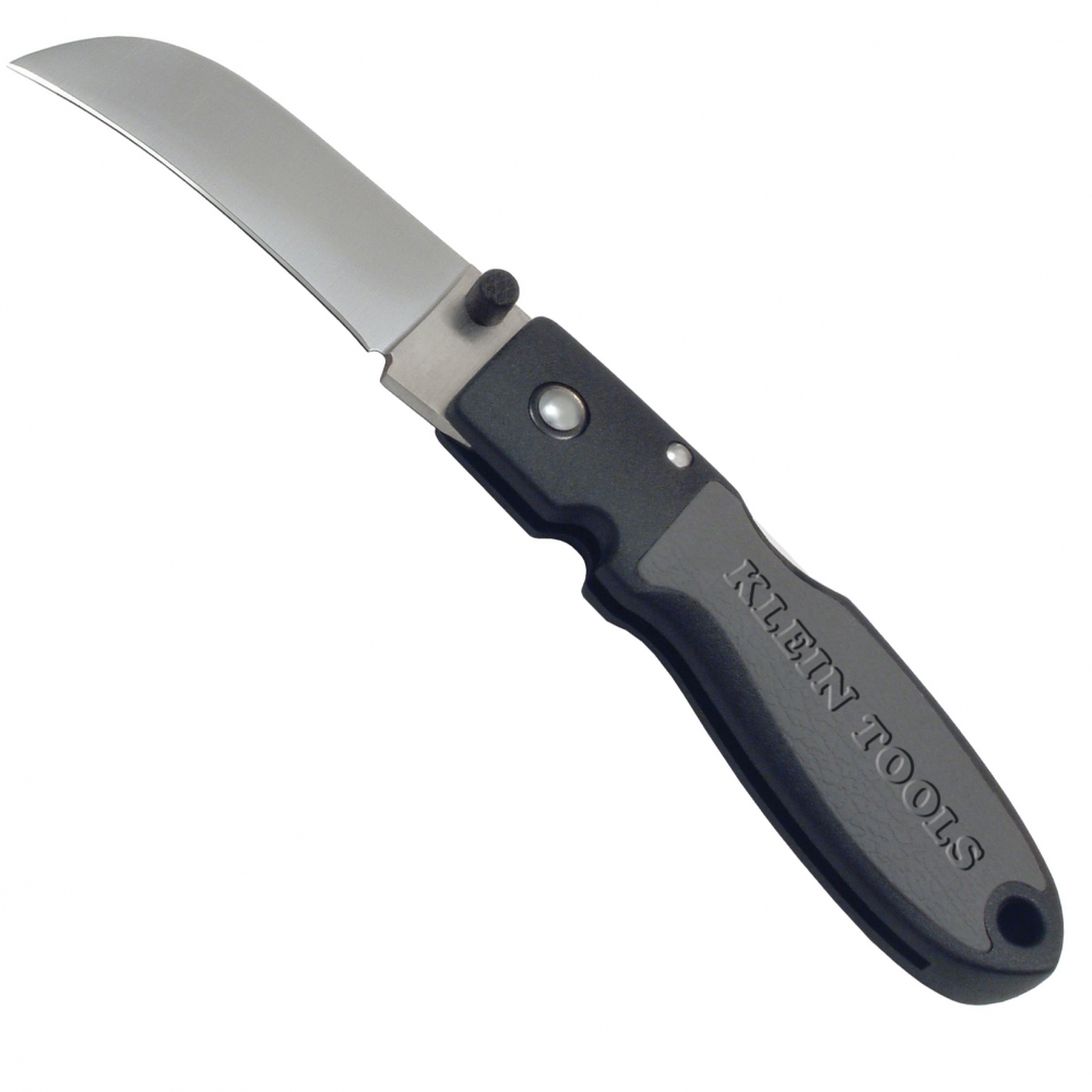 Klein Tools 3 in. Stainless Steel Stainless Steel Pocket Knife in