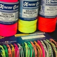 Braided Mason Line - Fluorescent Pink #18 (500 ft)