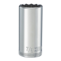 Deep Socket 3/8" Drive 12 Point 7/8"