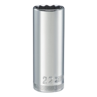 Deep Socket 1/2" Drive 12 Point 22mm