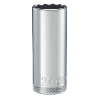 Deep Socket 1/2" Drive 12 Point 24mm