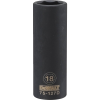 Deep Impact Socket 1/2" Drive 6 Point 18mm