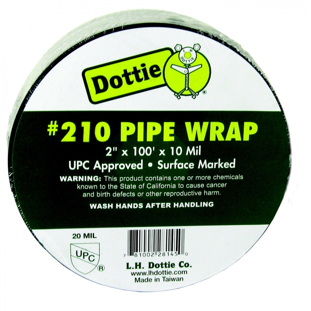 Pipe Wrap 2 Wide x 100'; 10 mil Thick - Christy's