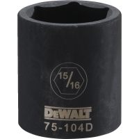 Impact Socket 6 Point 1/2" Drive (15/16")