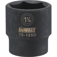 Impact Socket 1/2" Drive 6 Point (1-1/8")