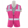 Hi-Viz Pink Women's Fitted Vest