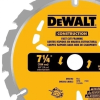 Construction Series Thin Kerf Framing Saw Blade 7-1/4" (18 Tooth)