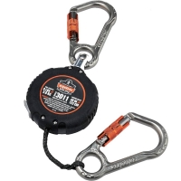 Retractable Tool Lanyard Locking Carabiner and Swivel Carabiner Mount 8lbs