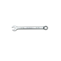 Flat Stem Combination Wrench in Satin Finish 1/4"