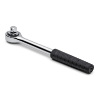 Round Head Ratchet Long Knurled Grip 1/2"