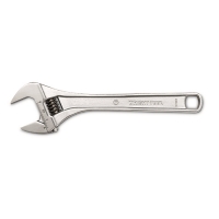 Adjustable Wrench Maximum Capacity 15/16" Chrome (6" Length)