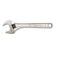 Adjustable Wrench Maximum Capacity 1-1/8" Chrome (8" Length)