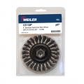 Standard Twist Knot Wire Wheel 5/8"-11 UNC Nut 4"