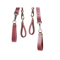 Fully-Adjustable, Padded Yoke Leather Suspenders