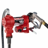 Fuel Transfer Pump with Nozzle 12V DC 15 GPM