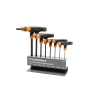 Metric Ball End T-Handle Hex Key Set - 8 Piece