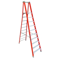 Fiberglass Pinnacle Pro Platform Ladder (10 Foot)