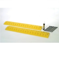 Speed Bump-Cable Protector, Yellow - 2 Channel (6 Feet)