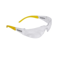 Clear Protector Safety Glasses w/ Yellow Frame