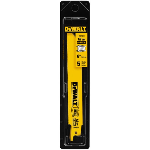 DeWALT レシプロソー替刃 カット長さ152mm 203mm 14/18 TPI 4/6 TPI歯