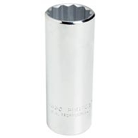 1-1/4" 12-Point Deep Length Hand Socket 1/2" Drive