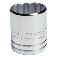 1-1/2" 12-Point Standard Length Hand Socket 1/2" Drive